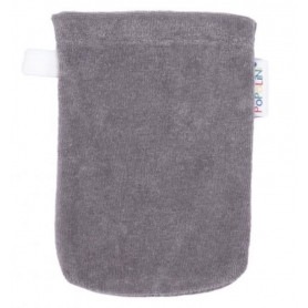 Gant de toilette Ecru Tissu éponge tricoté GOTS