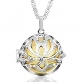 Bola cage Lotus doré