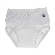 Culotte d'apprentissage blanche Coton Bio - XKKO