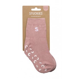 Chaussettes bébé antidérapantes - DUSTY CORAL - Stuckies