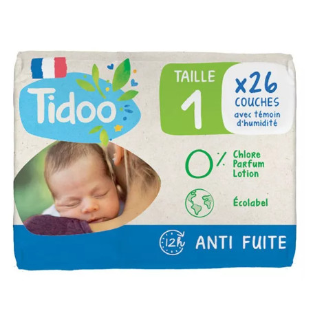 1 Paquet TIDOO - 26 Couches (T1) - 2/5kg