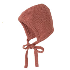 Bonnet Tricoté Bébé rose