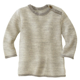 pull chiné gris