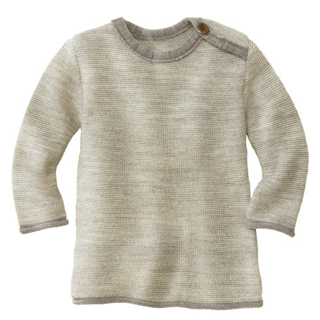 pull chiné gris
