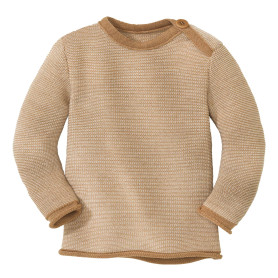 pull chiné caramel