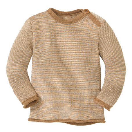 pull chiné caramel