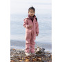 Salopette zippée bébé en laine mérinos bio – Disana - Couleur cassis